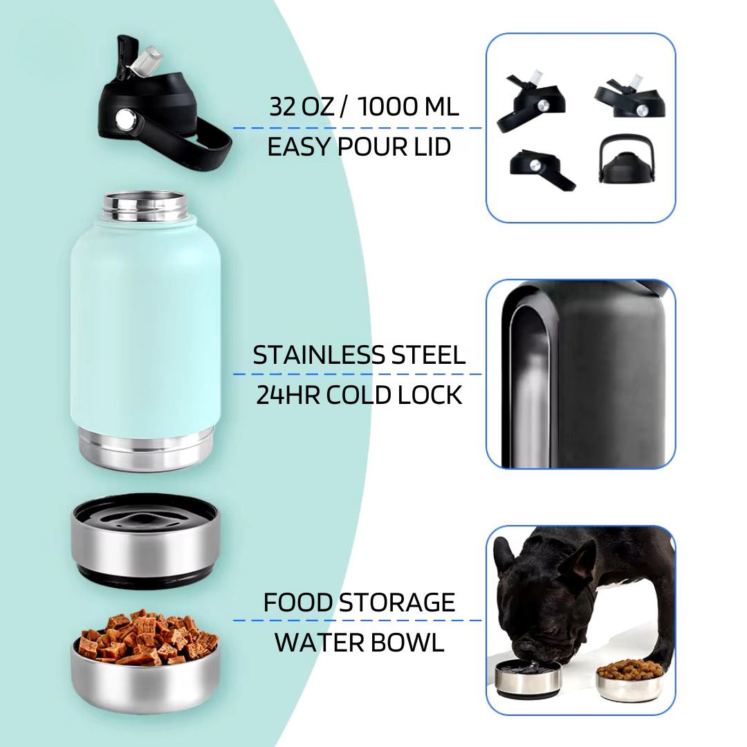 Insulated Pet Water Bottle