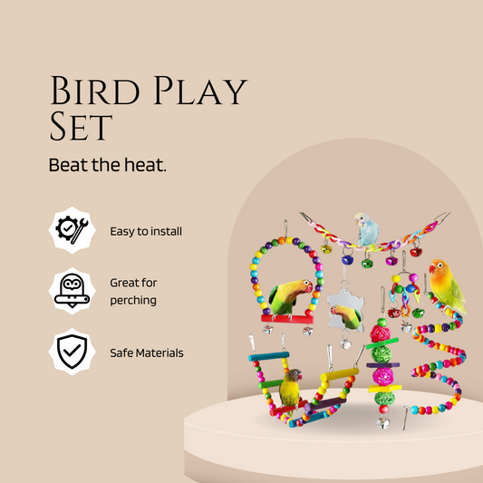 7 Piece Bird Play Set